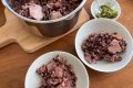 レシピ／【SeasideVillage&kitchen】里芋とくるみの黒米ご飯